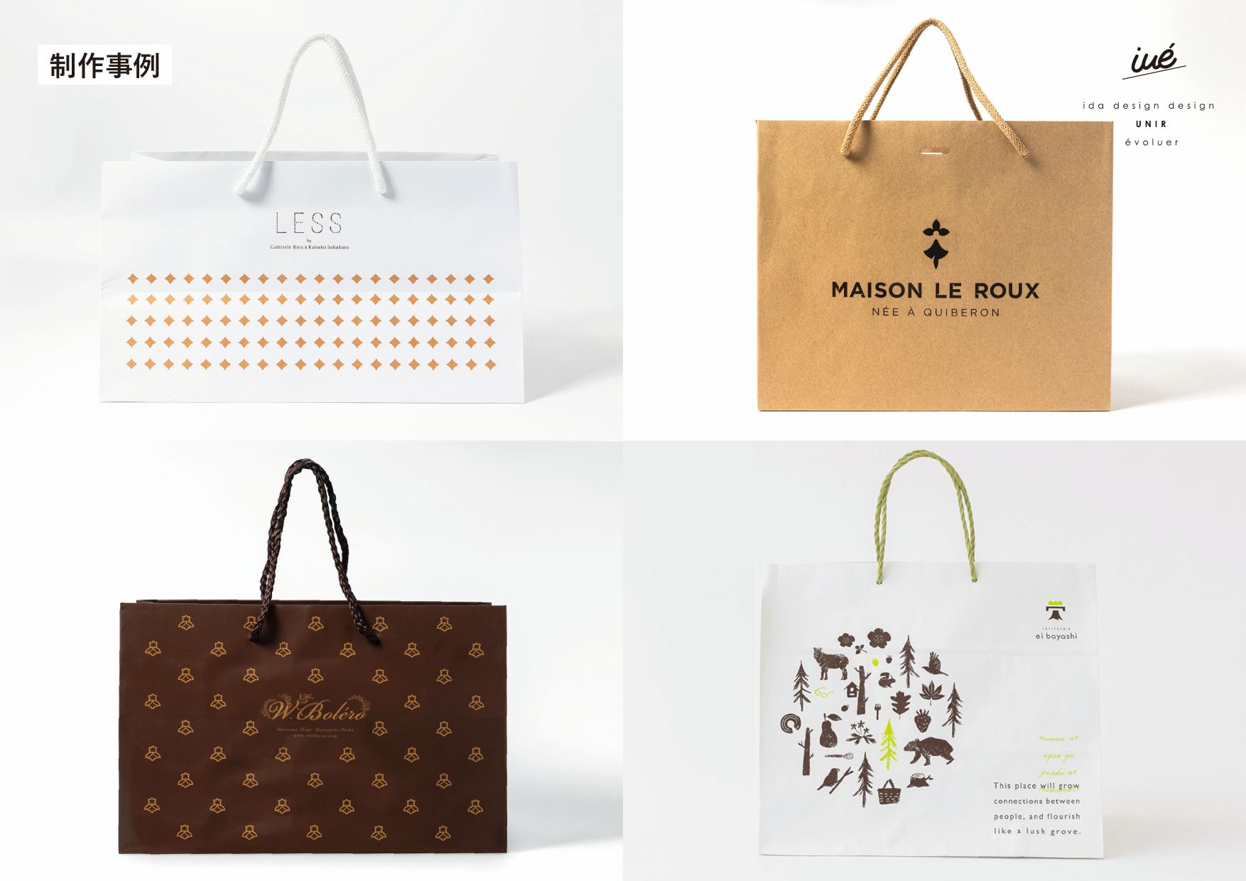 手提げ紙袋の仕様につきまして